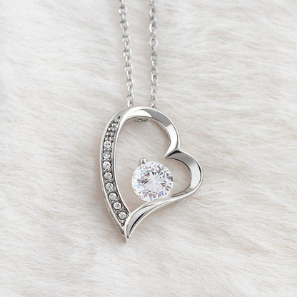 TO MY WONDERFUL MOTHER IN LAW FOREVER LOVE HEART NECKLACE