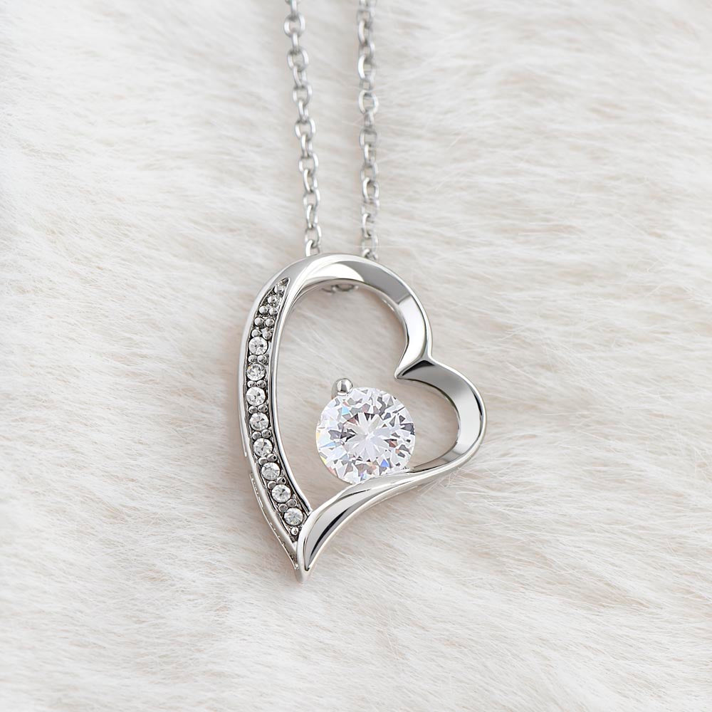 TO MY BEAUTIFUL SOULMATE FOREVER LOVE HEART NECKLACE