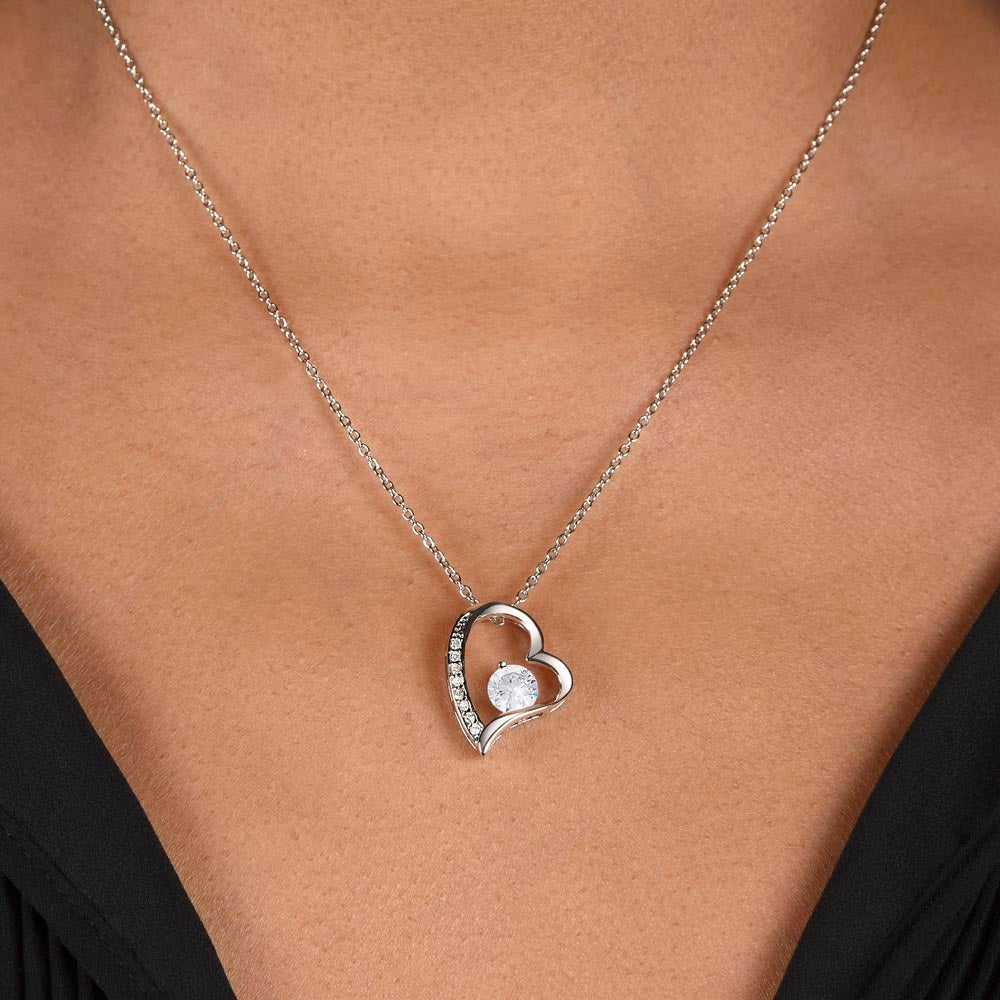 TO MY BEAUTIFUL SOULMATE FOREVER LOVE HEART NECKLACE