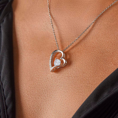 TO MY WONDERFUL MOTHER IN LAW FOREVER LOVE HEART NECKLACE