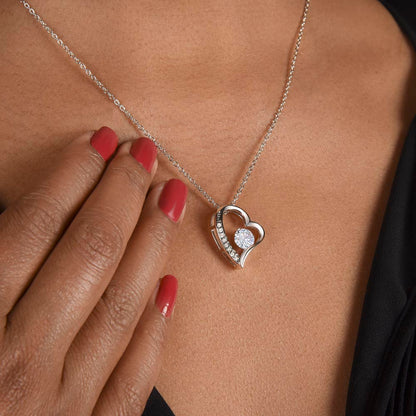 TO MY BEAUTIFUL SOULMATE FOREVER LOVE HEART NECKLACE