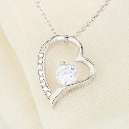 TO MY BEAUTIFUL SOULMATE FOREVER LOVE HEART NECKLACE