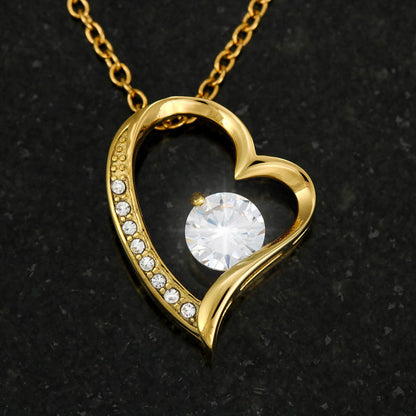 MOTHER IN LAW FOREVER LOVE HEART NECKLACE