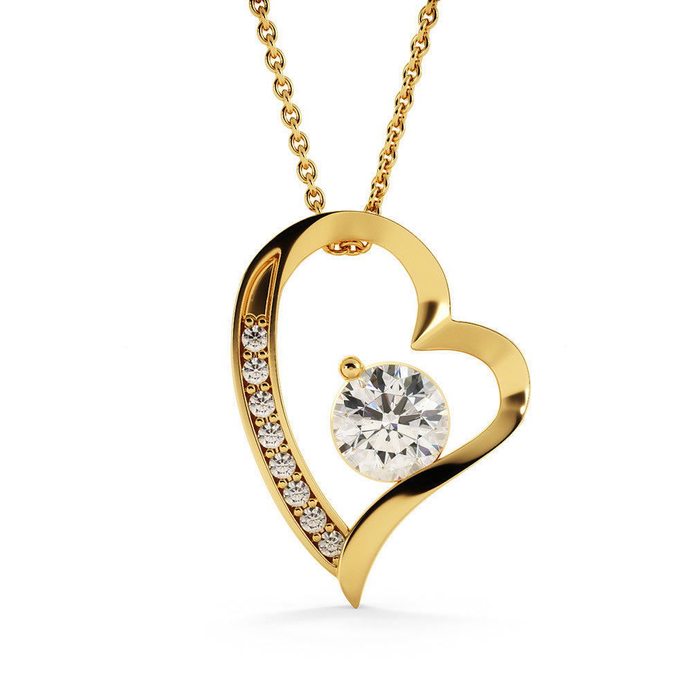 TO MY BEAUTIFUL SOULMATE FOREVER LOVE HEART NECKLACE