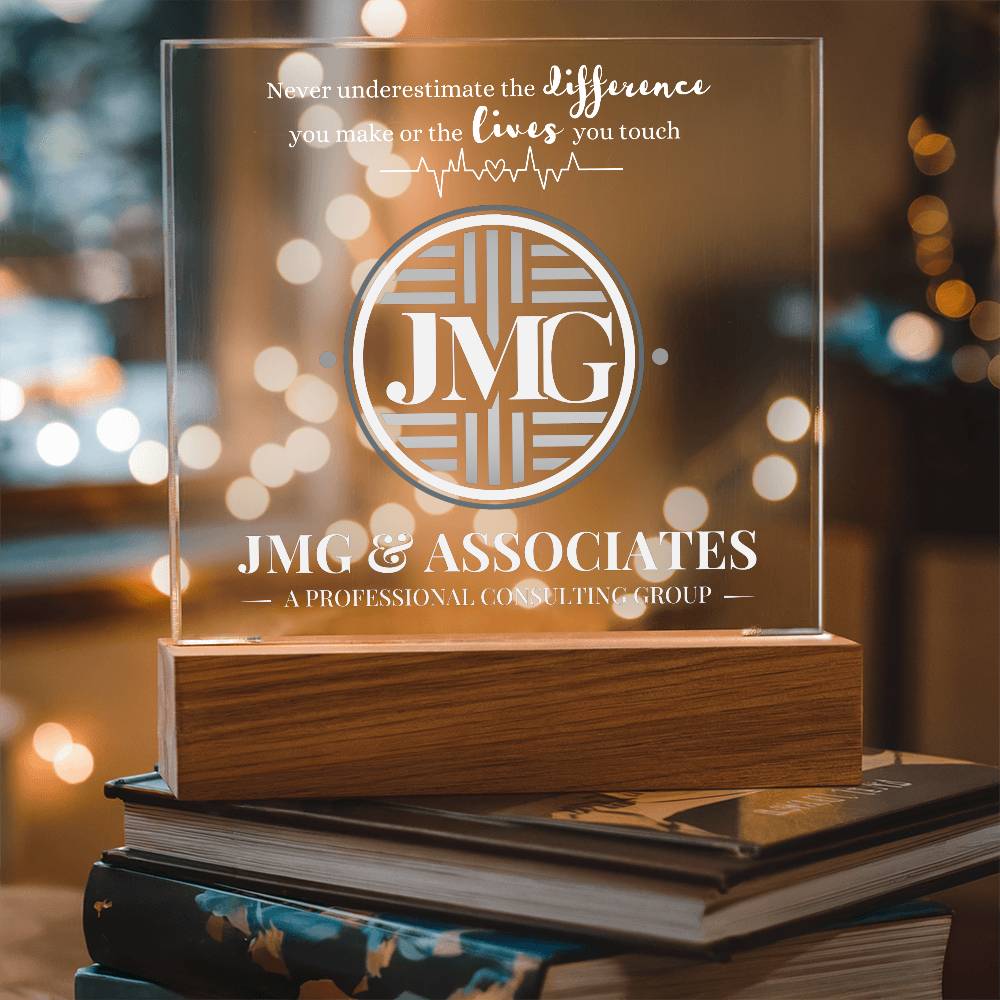 JMG & ASSOCIATES APPRECIATION PLAQUE