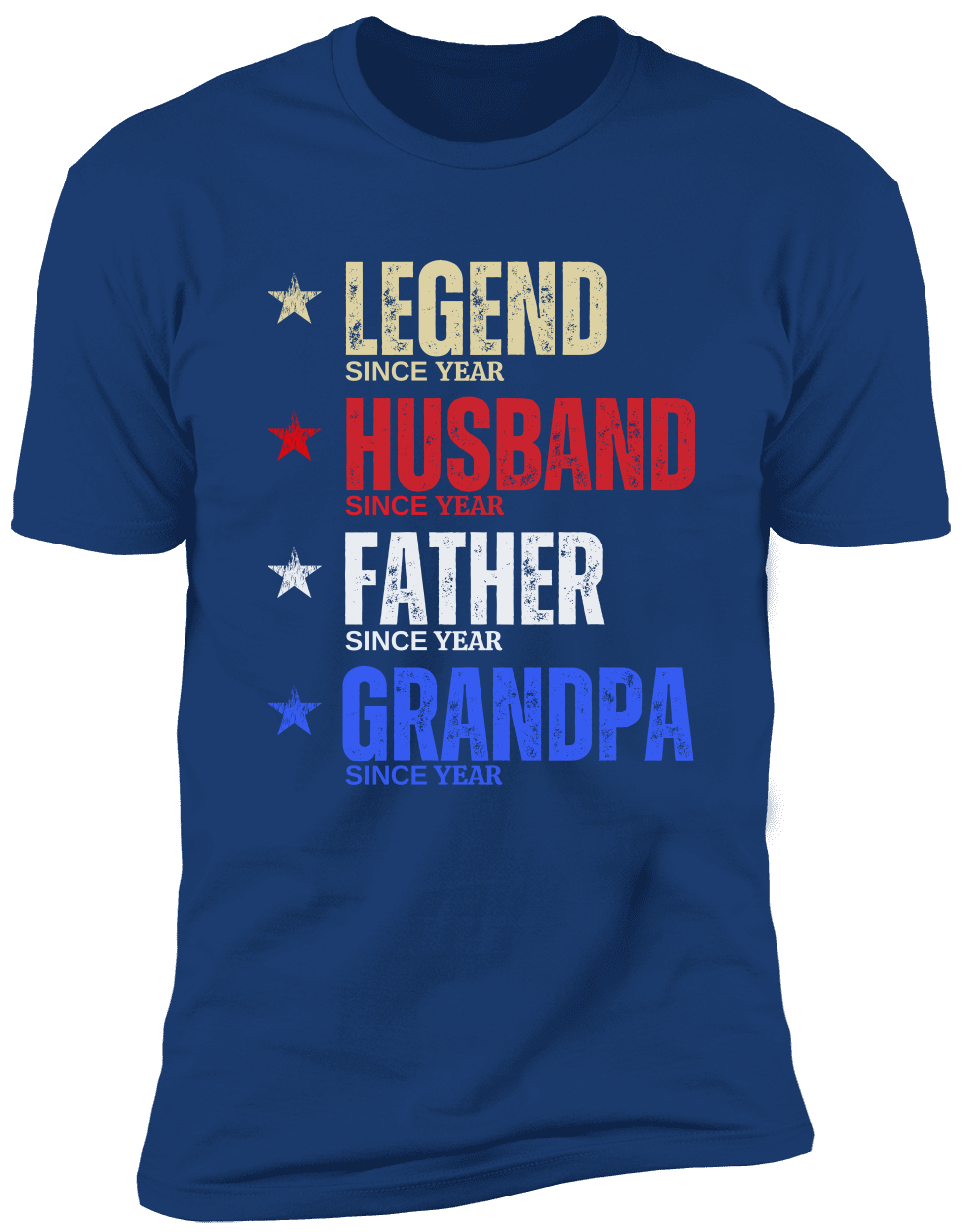 PERSONALIZED LEGEND HUSBAND FATHER GRANDPA TSHIRT FATHER'S DAY 4TH OF JULY BIRTHDAY ANNIVERSARY AMERICA