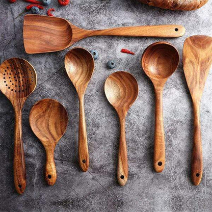 TeakEssence™ Kitchen Utensil Collection